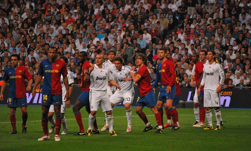 Avaliação da qualidade entre Barça e Real ao longo da história dos confrontos